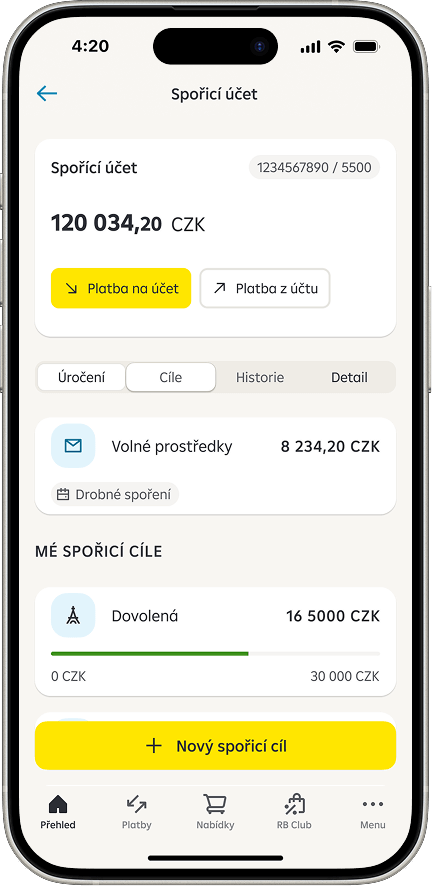 Spořicí cíle